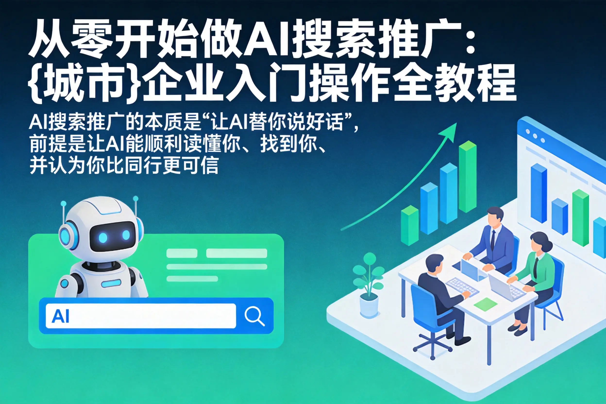 从零开始做AI搜索推广:张家界企业入门操作全教程