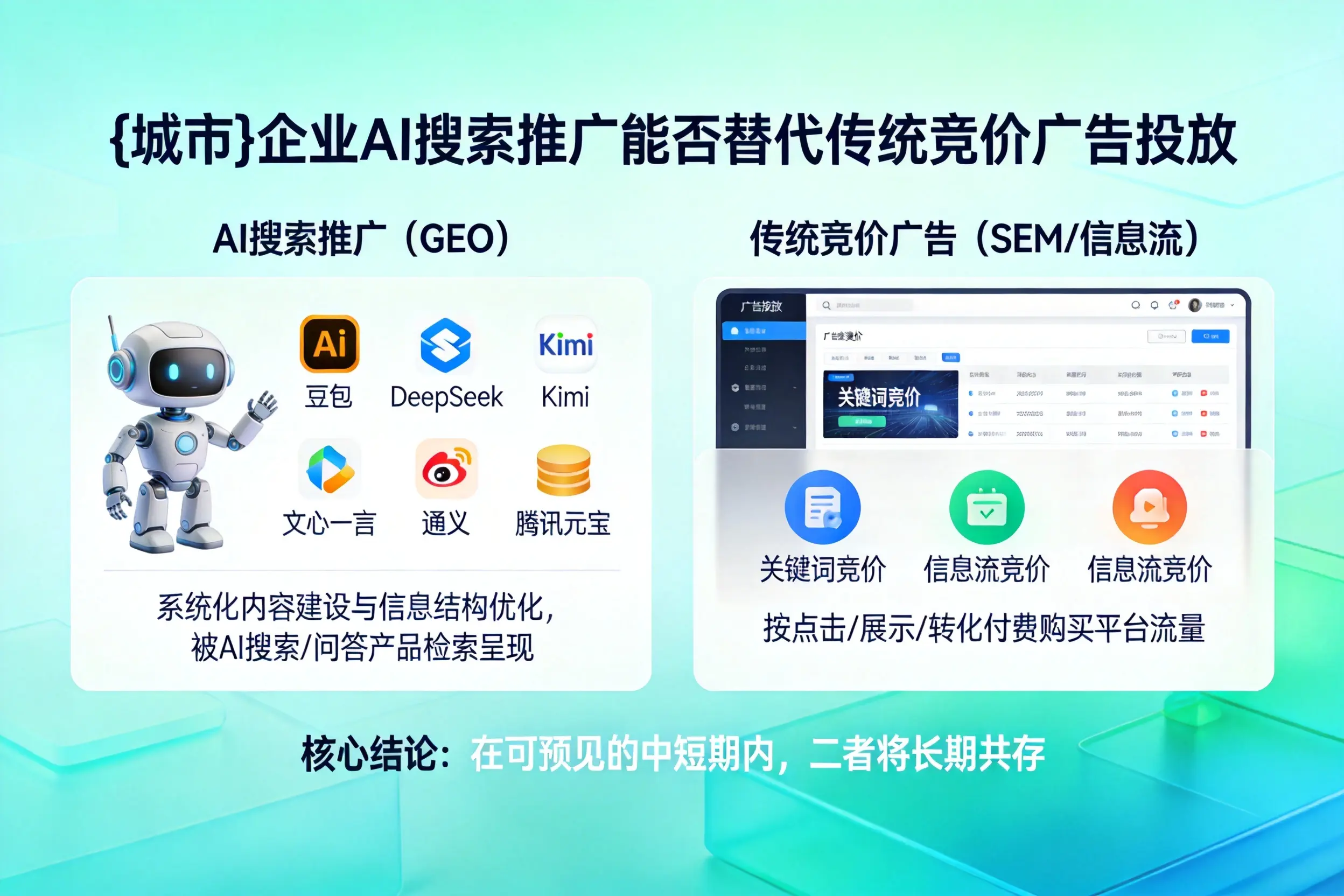 张家界企业AI搜索推广能否替代传统竞价广告投放