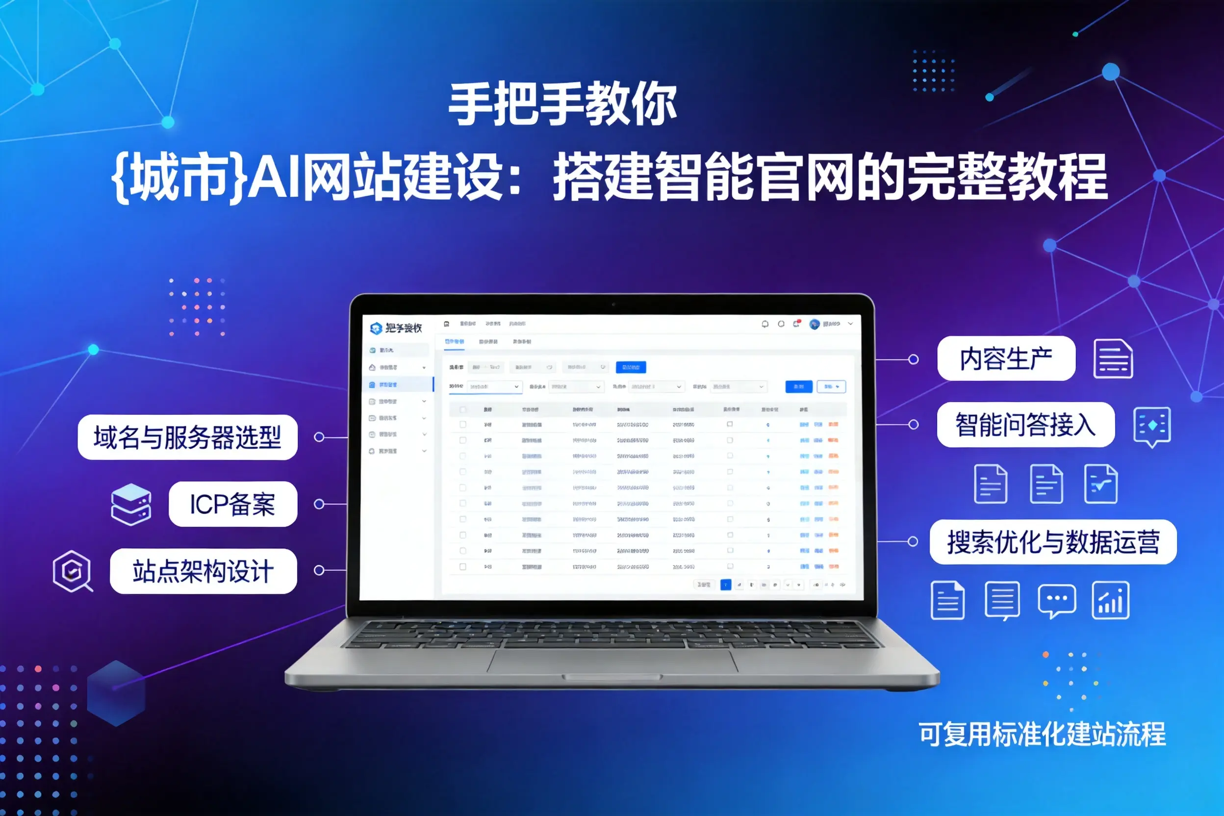手把手教你张家界AI网站建设：搭建智能官网的完整教程