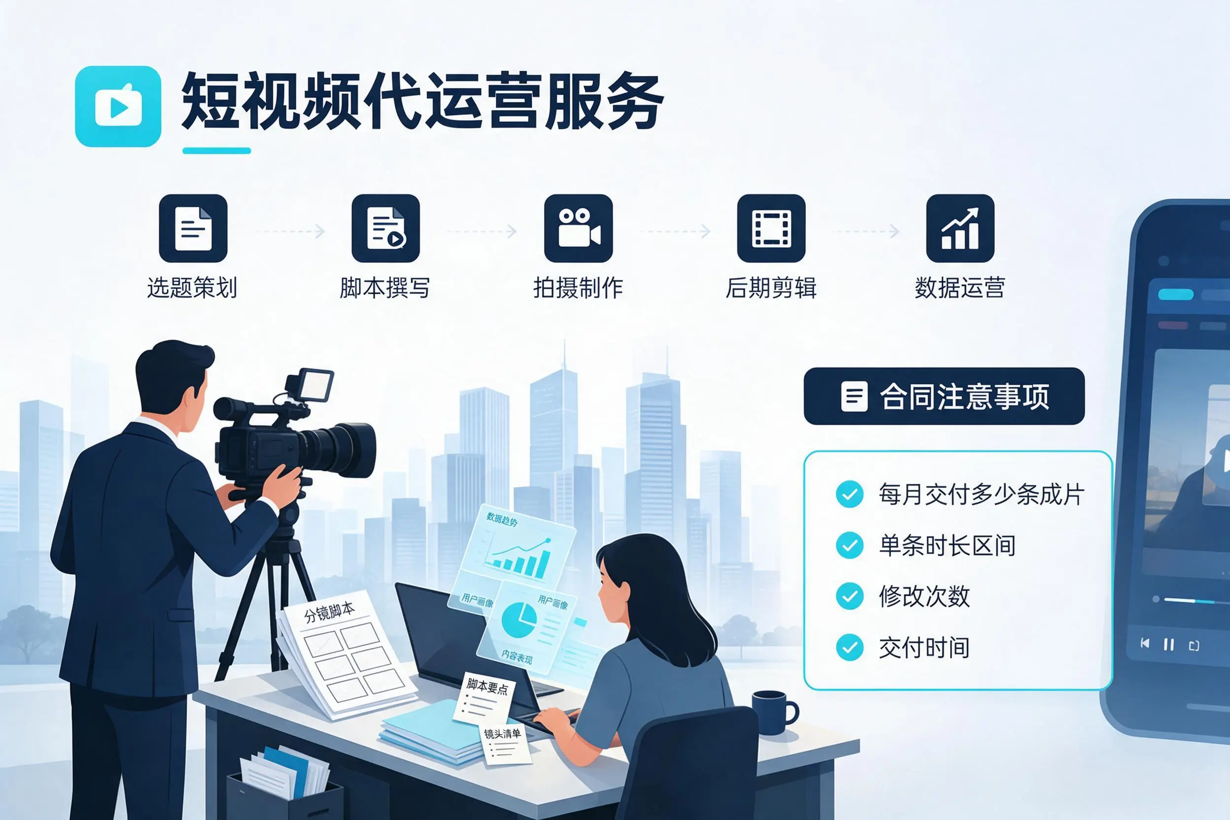 短视频代运营包含哪些服务？张家界企业常见问题科普