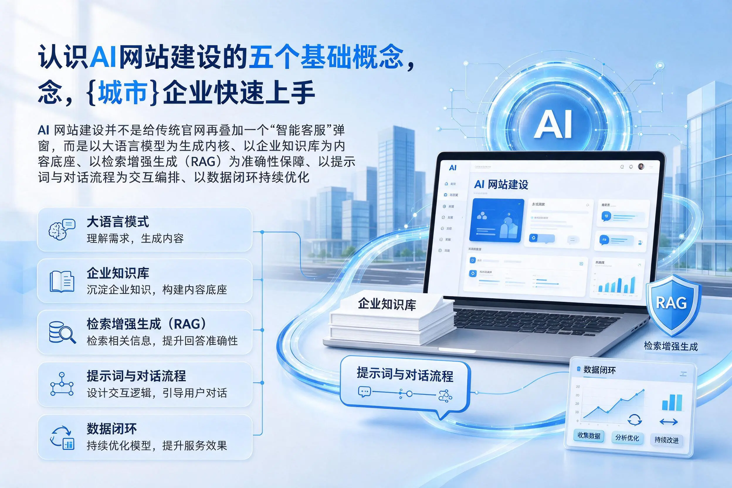 认识AI网站建设的五个基础概念,张家界企业快速上手